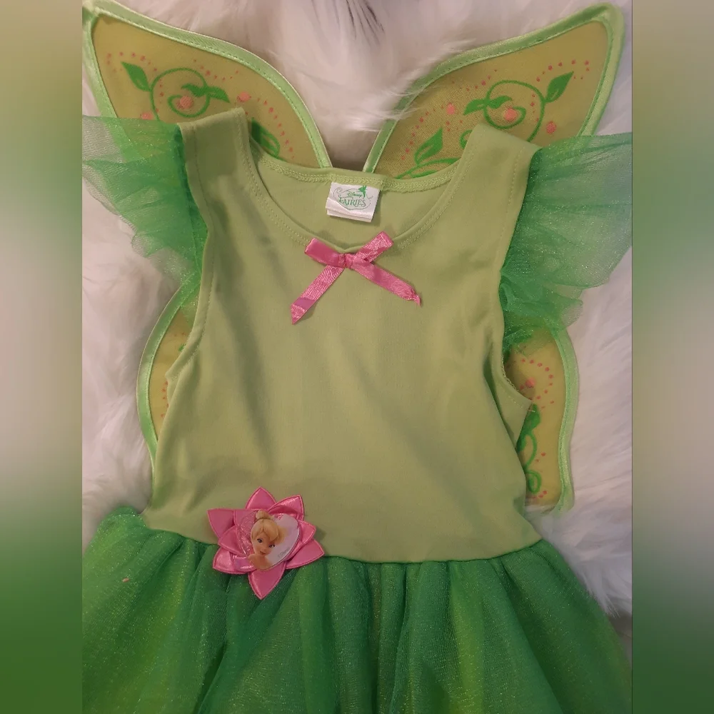 Disney Faries Tinker Bell Costume Child Small (Size 4-6)